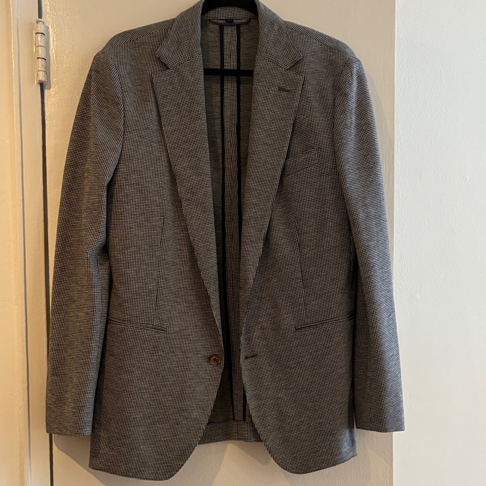 Bonobos Textured Gray Sport Coat